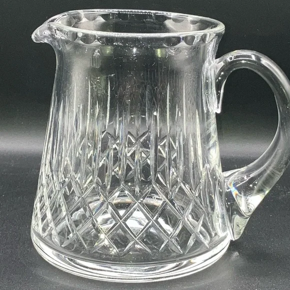 Vintage 1980’s Edinburgh Crystal Appin Pattern Water Pitcher Hand Blown
